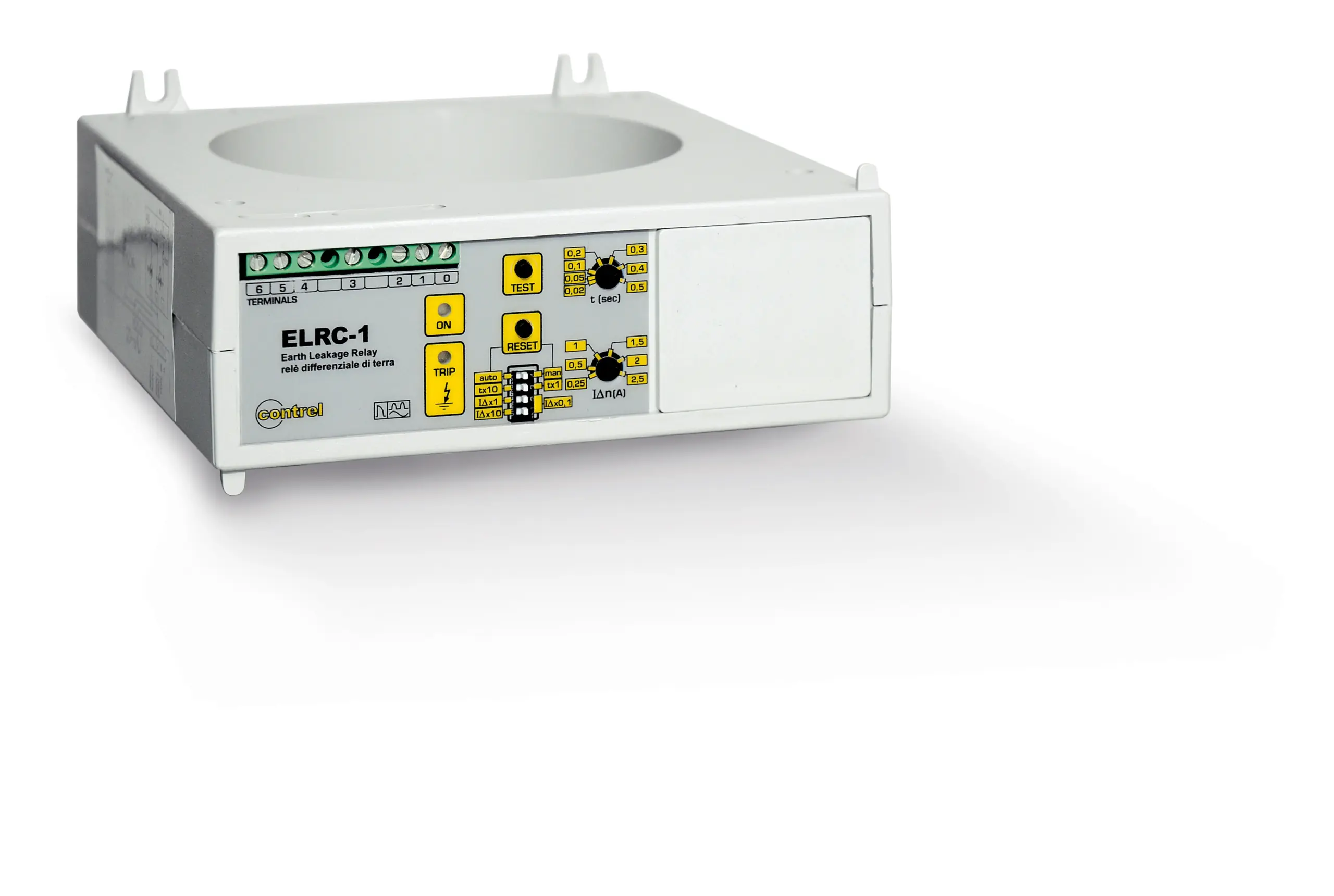 Leakage relay ELRC-1, 0.025-25A, 0.02-5s, 1C/O - Image 3