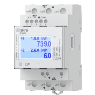 Moodularvesti IE38MM (MID, IR, NFC, M-bus, S0, 2T, 80 A, 3-PM)