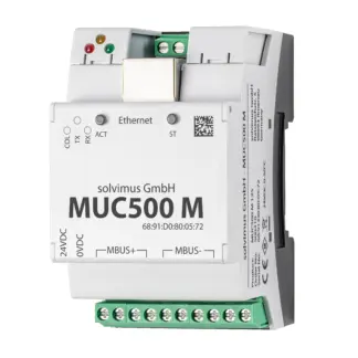 MUC500 M 500 m-bus andmelogger, 500 arvestid, RJ45, 24Vdc