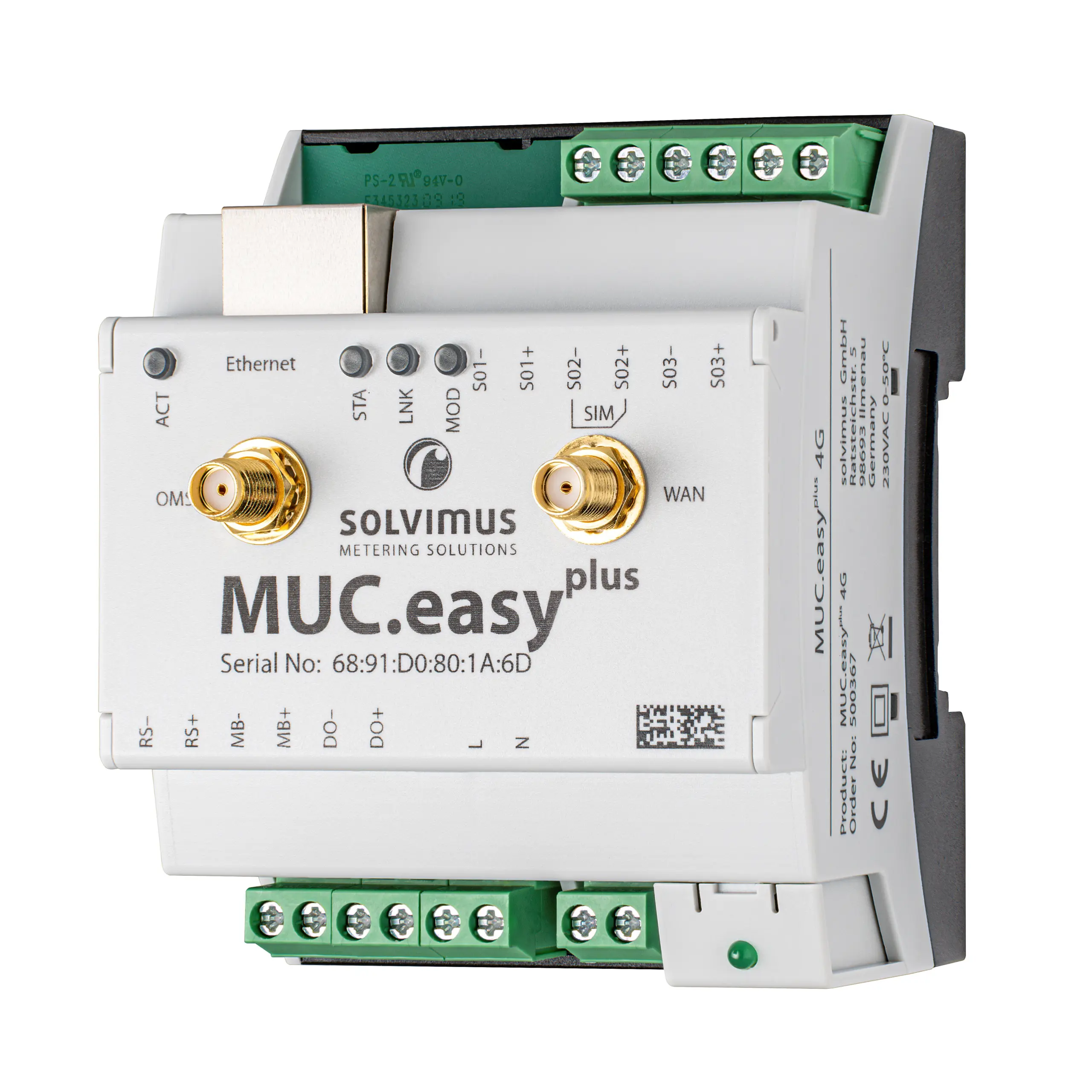 MUC.easyplus NB-IoT (m-bus (80) / wm-bus master), 230 VAC - Pilt 2