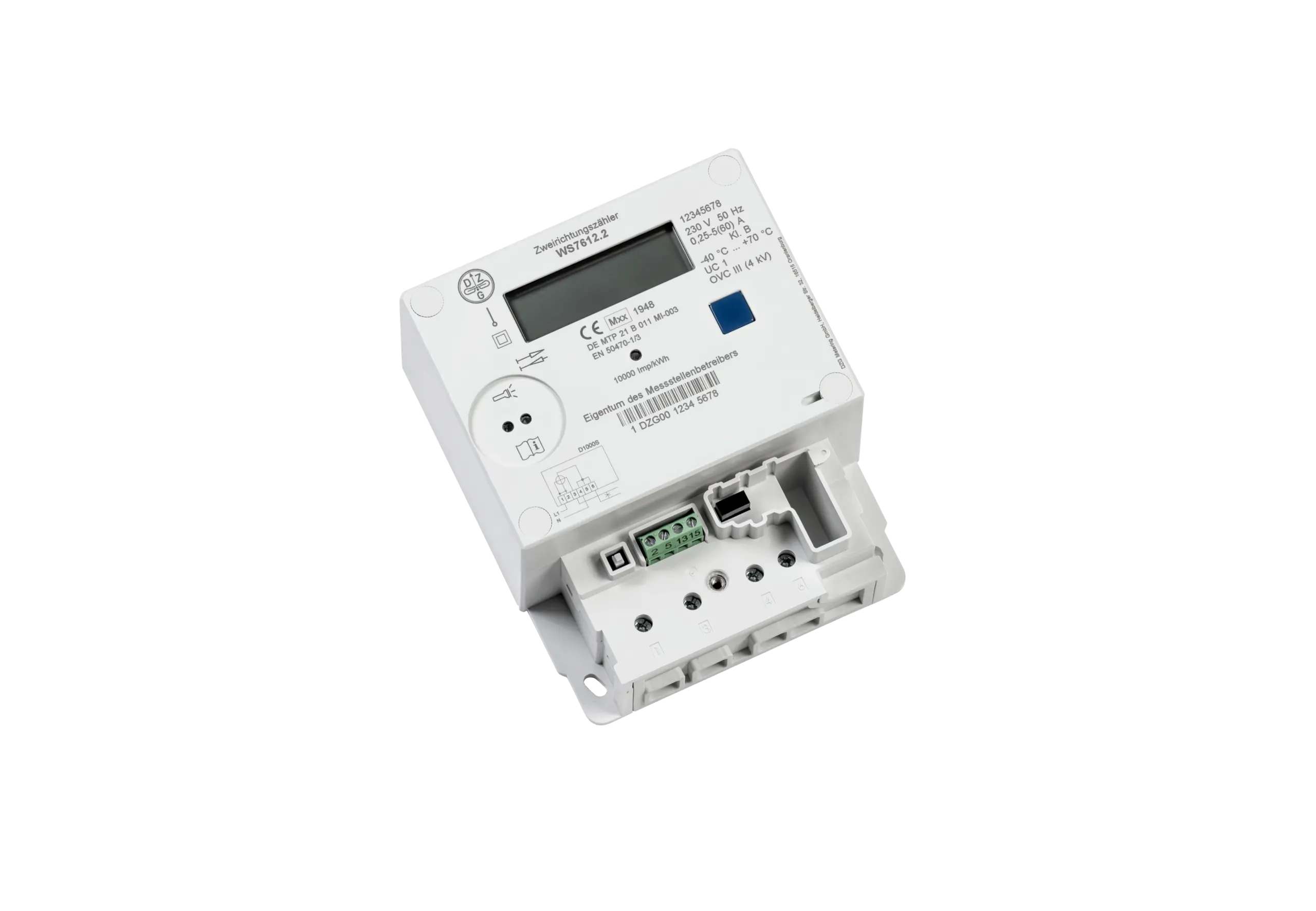 WS7612.2V 230V, 5/60A, 2-T (V-PK), +A/-A, MID, lisandmooduli võimalus - Pilt 2